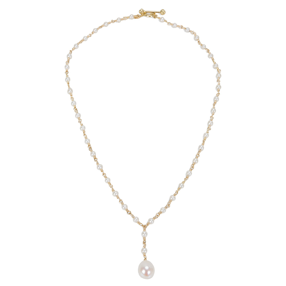 

Tiffany & Co. Pearl And 18k Yellow Gold Necklace