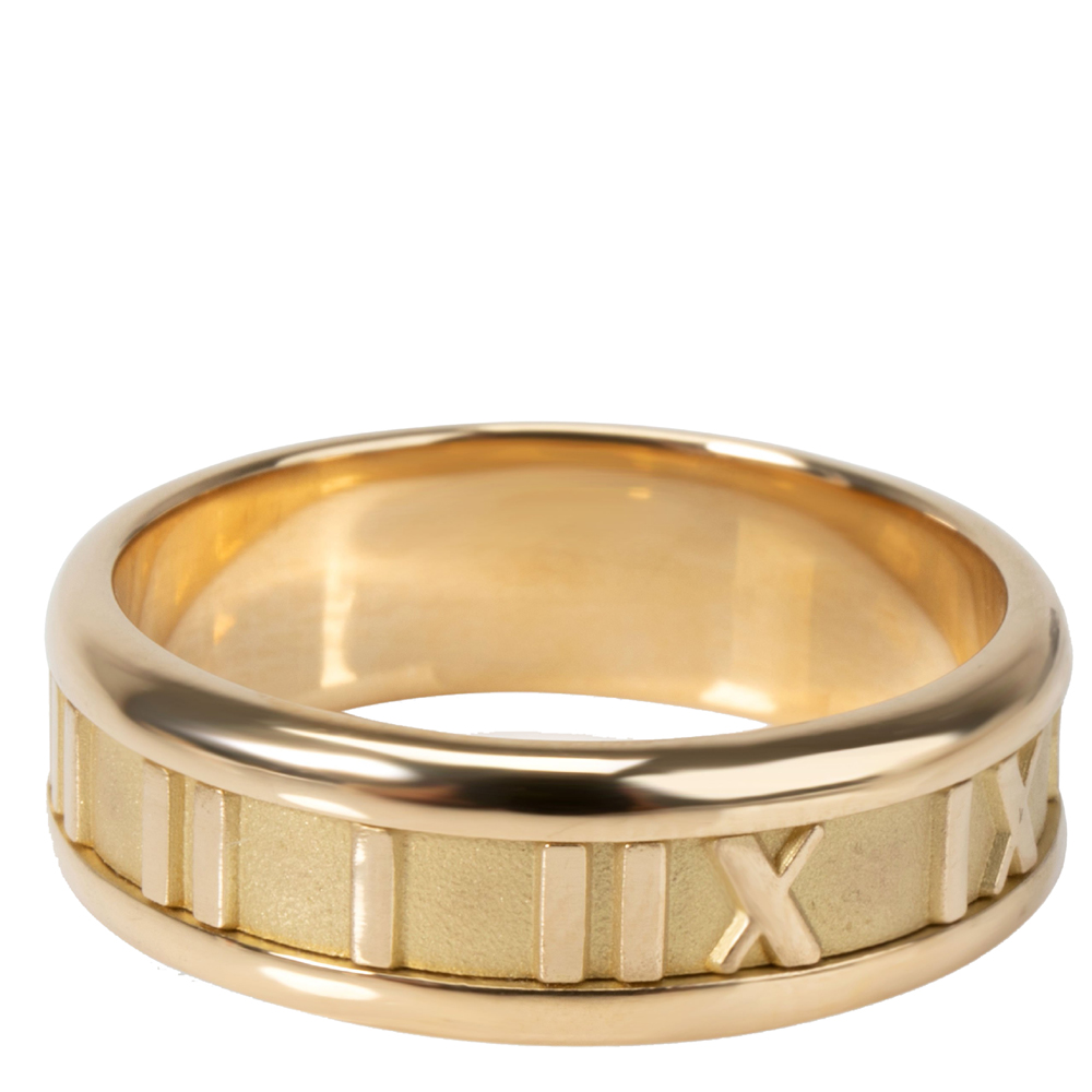 

Tiffany & Co. Atlas 18K Yellow Gold Band Ring Size