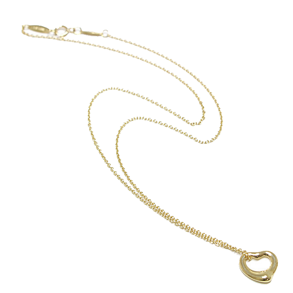 

Tiffany & Co. Elsa Peretti Open Heart 18K Yellow Gold Pendant Necklace