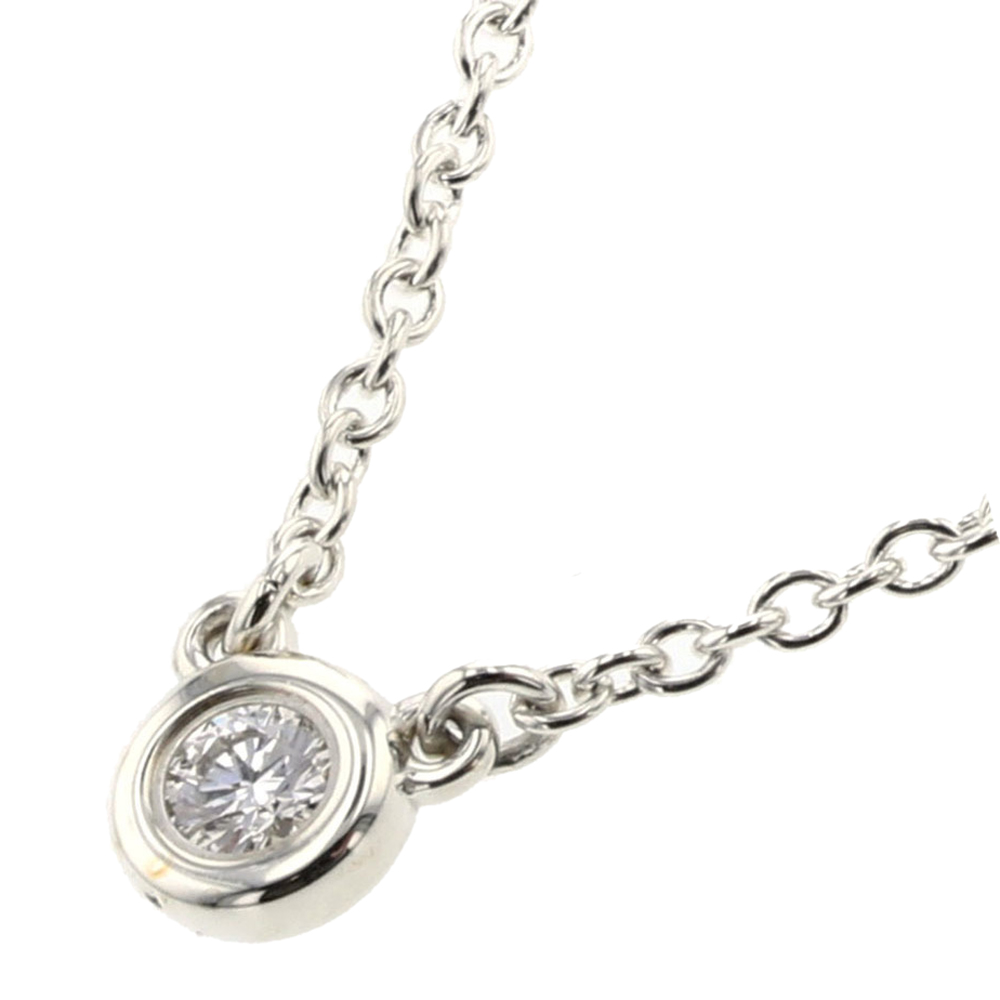 

Tiffany & Co. By the Yard Diamond Silver Necklace