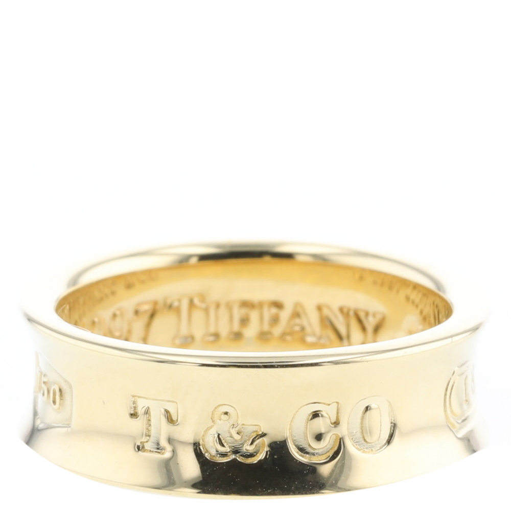 

Tiffany & Co. 1837 18K Yellow Gold Ring Size