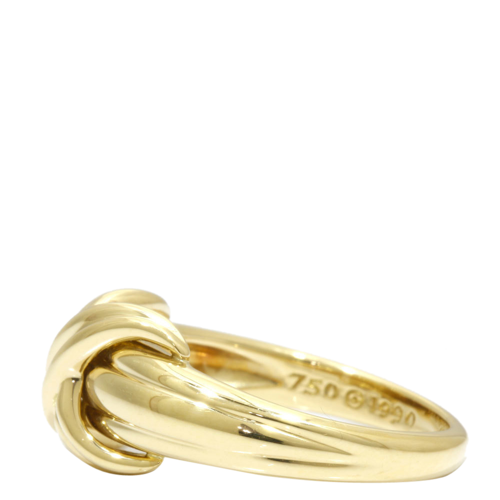 

Tiffany & Co. Signature Cross 18K Yellow Gold Ring Size