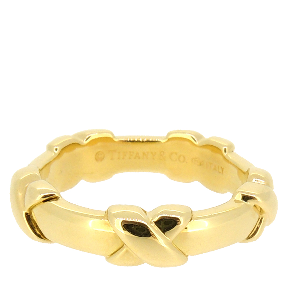 

Tiffany & Co. Signature 18K Yellow Gold Ring Size