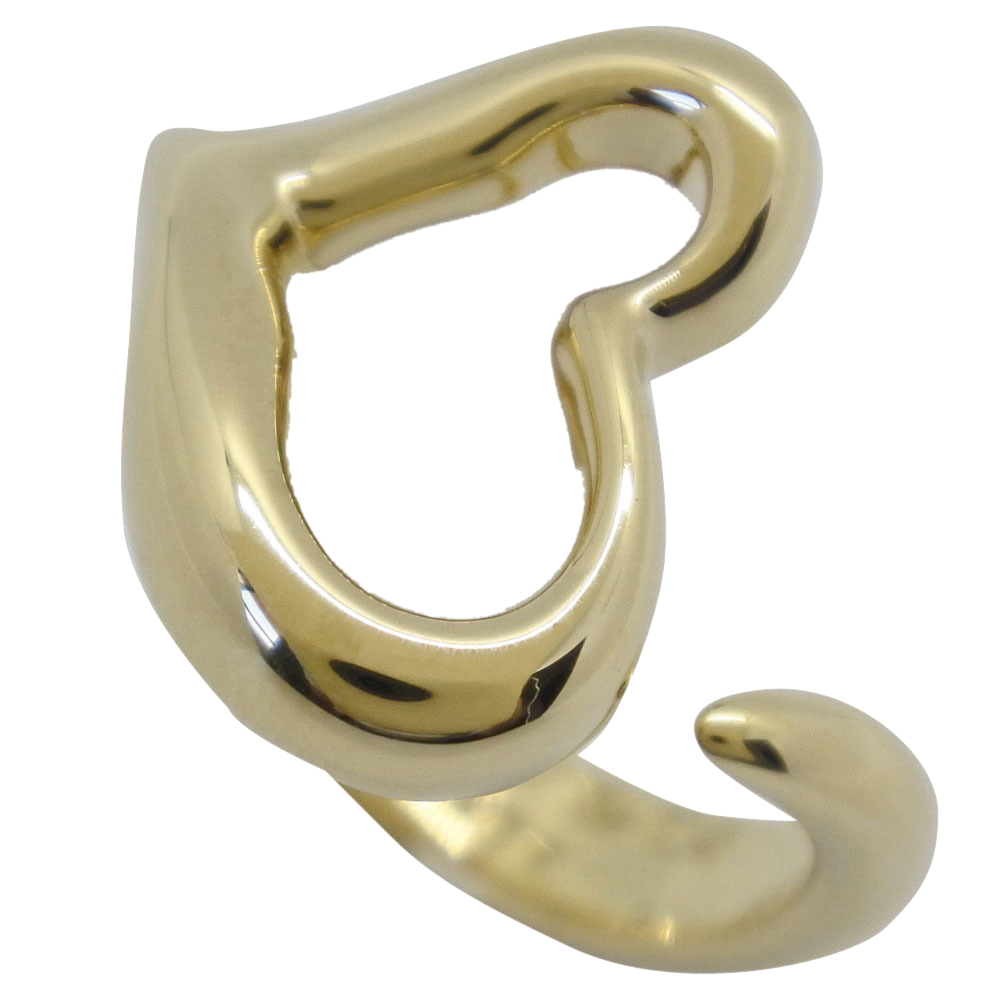 

Tiffany & Co. Open Heart 18K Yellow Gold Ring Size