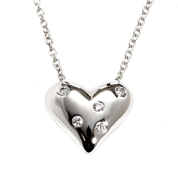 مملوكة مسبقًا Tiffany & Co. Etoile 5 Diamond Platinum Necklace