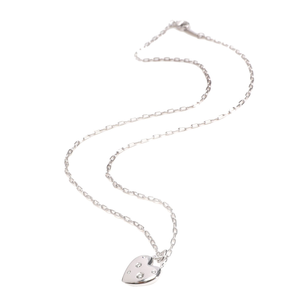 

Tiffany & Co. Etoile Heart 18K White Gold Diamond Necklace