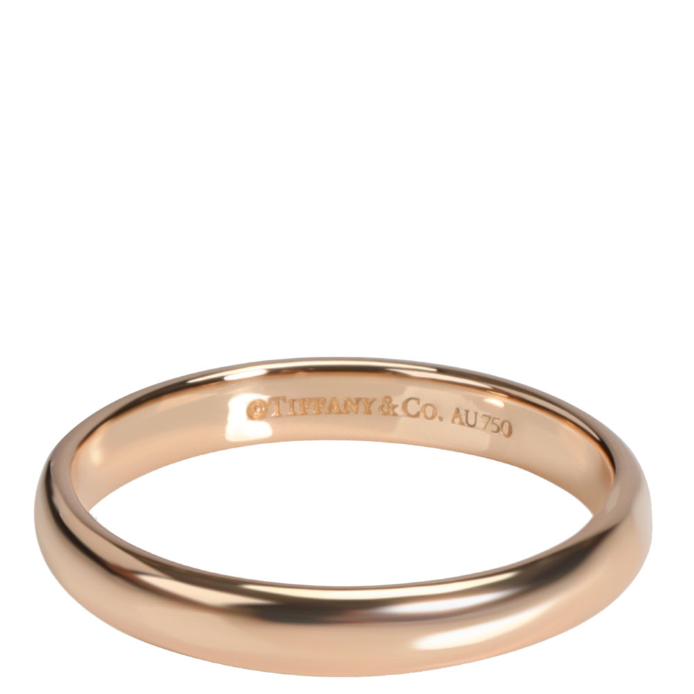 

Tiffany & Co. Lucida 18K Rose Gold Wedding Band Ring Size