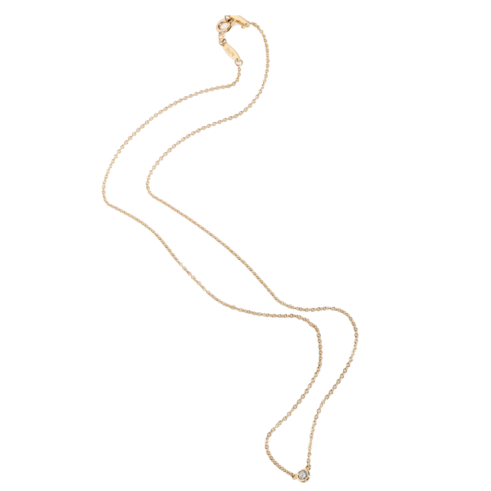 

Tiffany & Co. Elsa Peretti Diamonds by the Yard 18K Gold Necklace