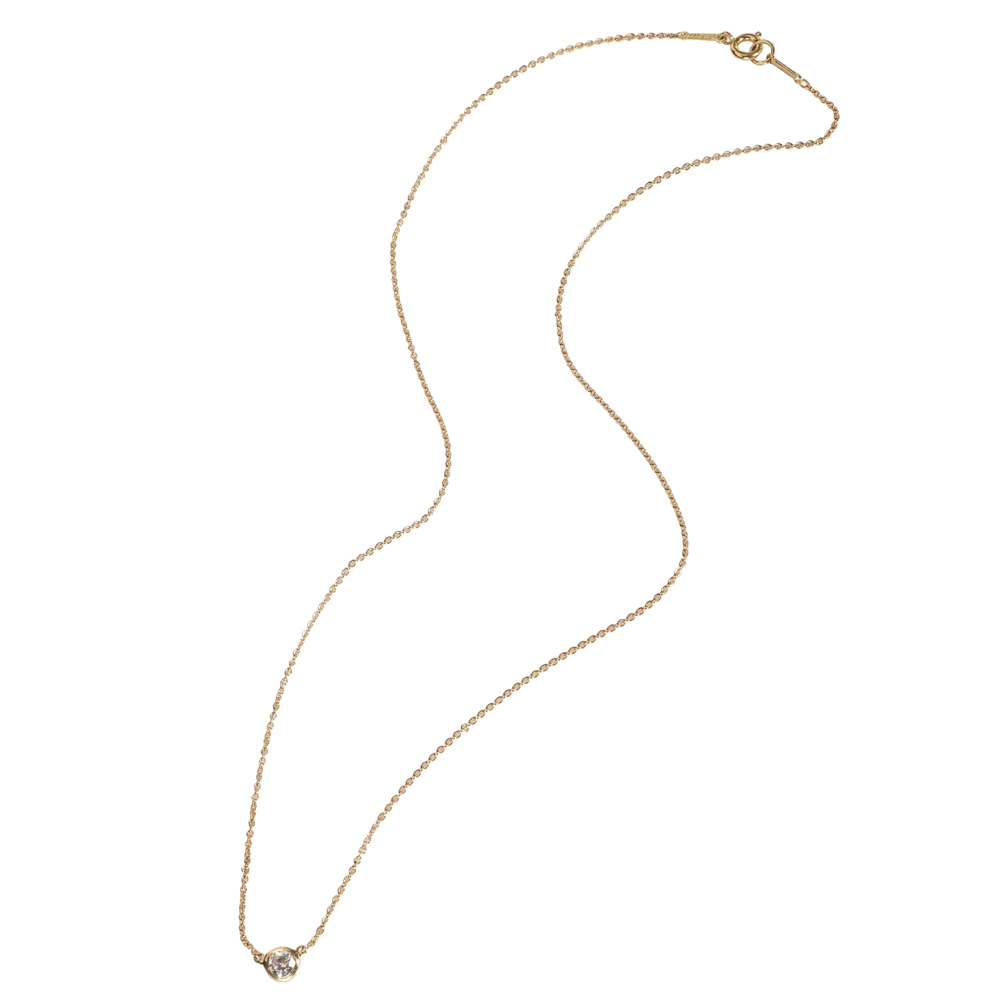 

Tiffany Elsa Peretti Diamond By The Yard 18K Yellow Gold Necklace