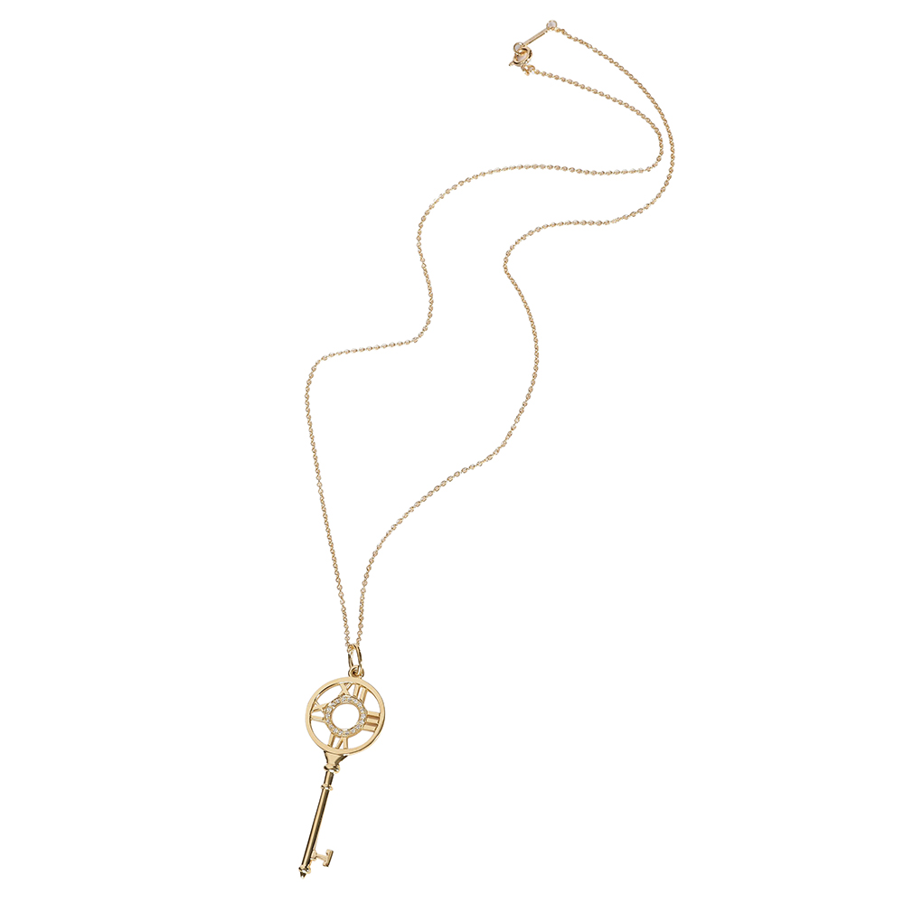 

Tiffany & Co. Keys Diamond 18K Yellow Gold Necklace