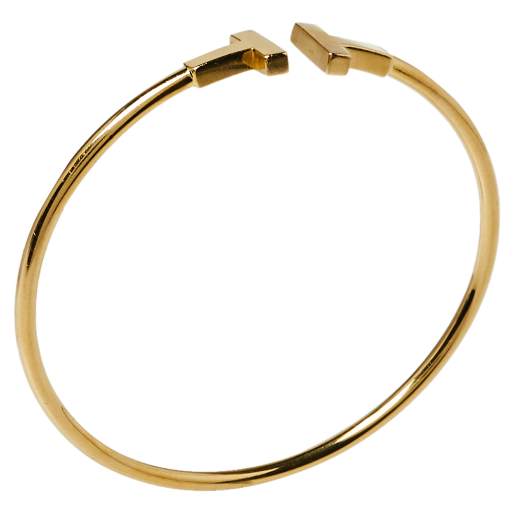 

Tiffany & Co. Tiffany T Wire 18K Yellow Gold Bracelet