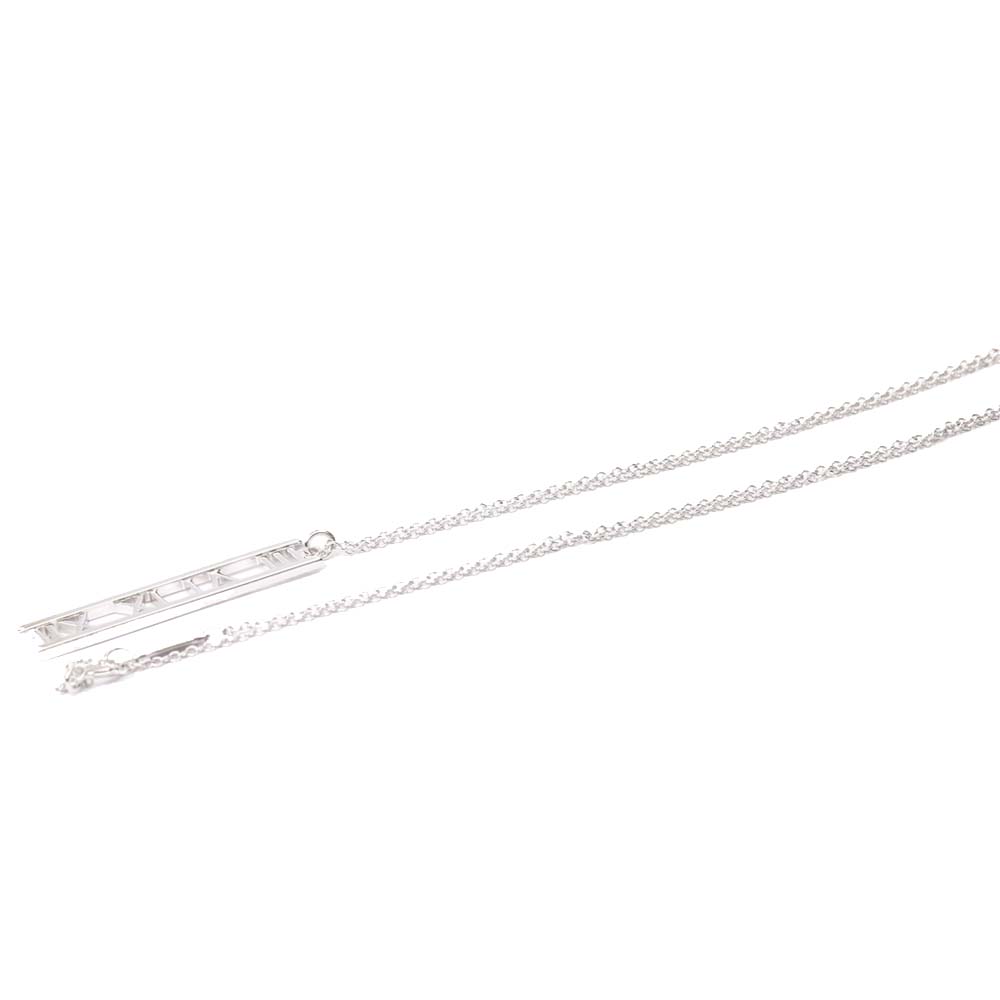 

Tiffany & Co. 18K White Gold Atlas Pendant Necklace