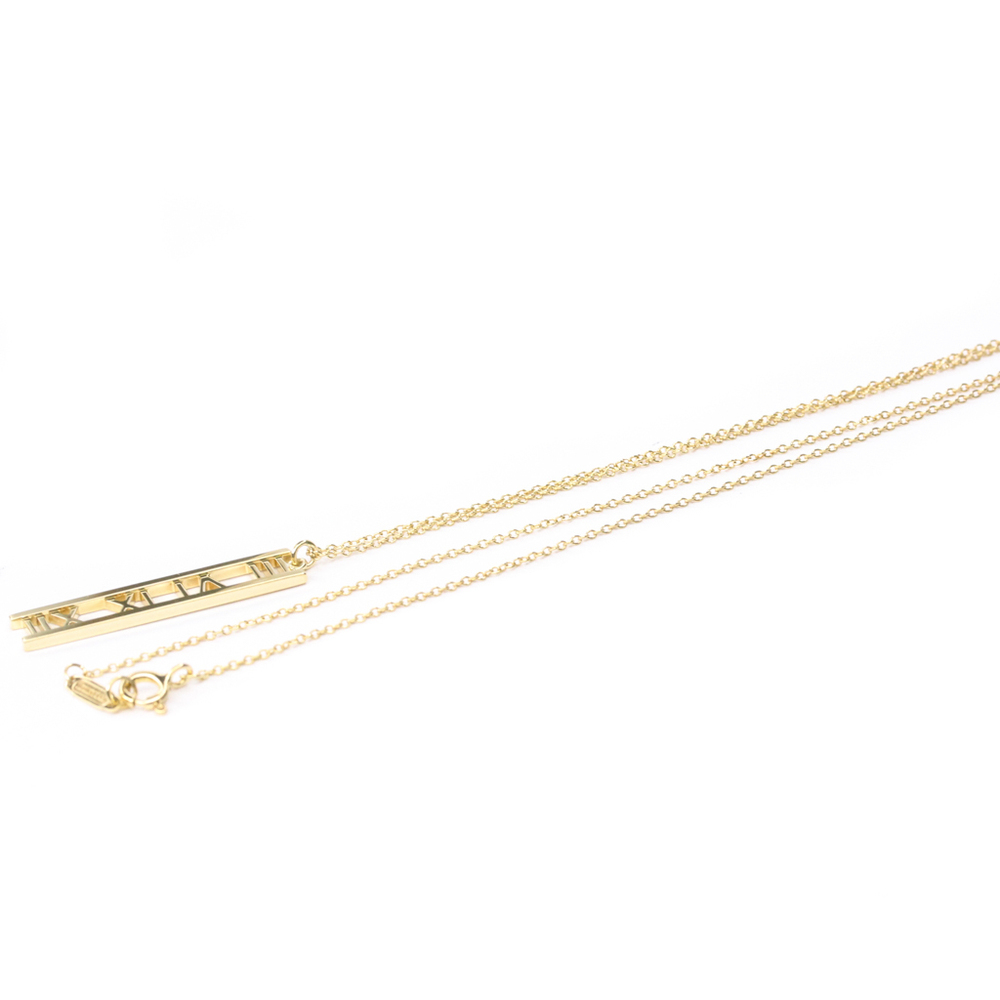

Tiffany & Co. 18K Yellow Gold Atlas Pendant Necklace