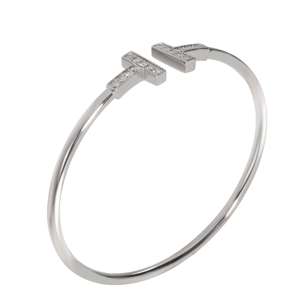 

Tiffany & Co. T Wire Diamond 18K White Gold Bracelet