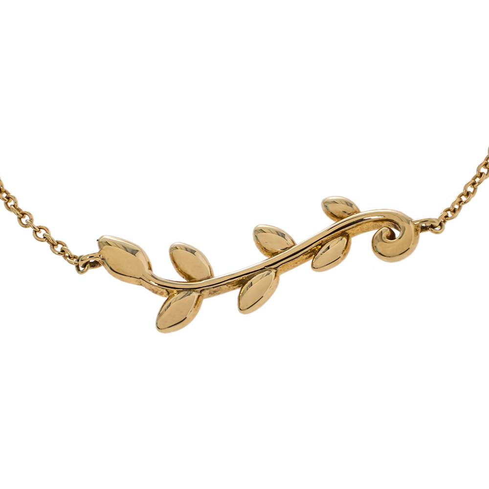 

Tiffany & Co. Paloma Picasso® 18K Yellow Gold Olive Leaf Vine Bracelet