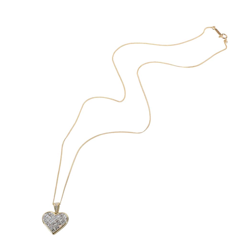 

Tiffany & Co. Vintage Diamond 18K Yellow Gold Pendant Necklace