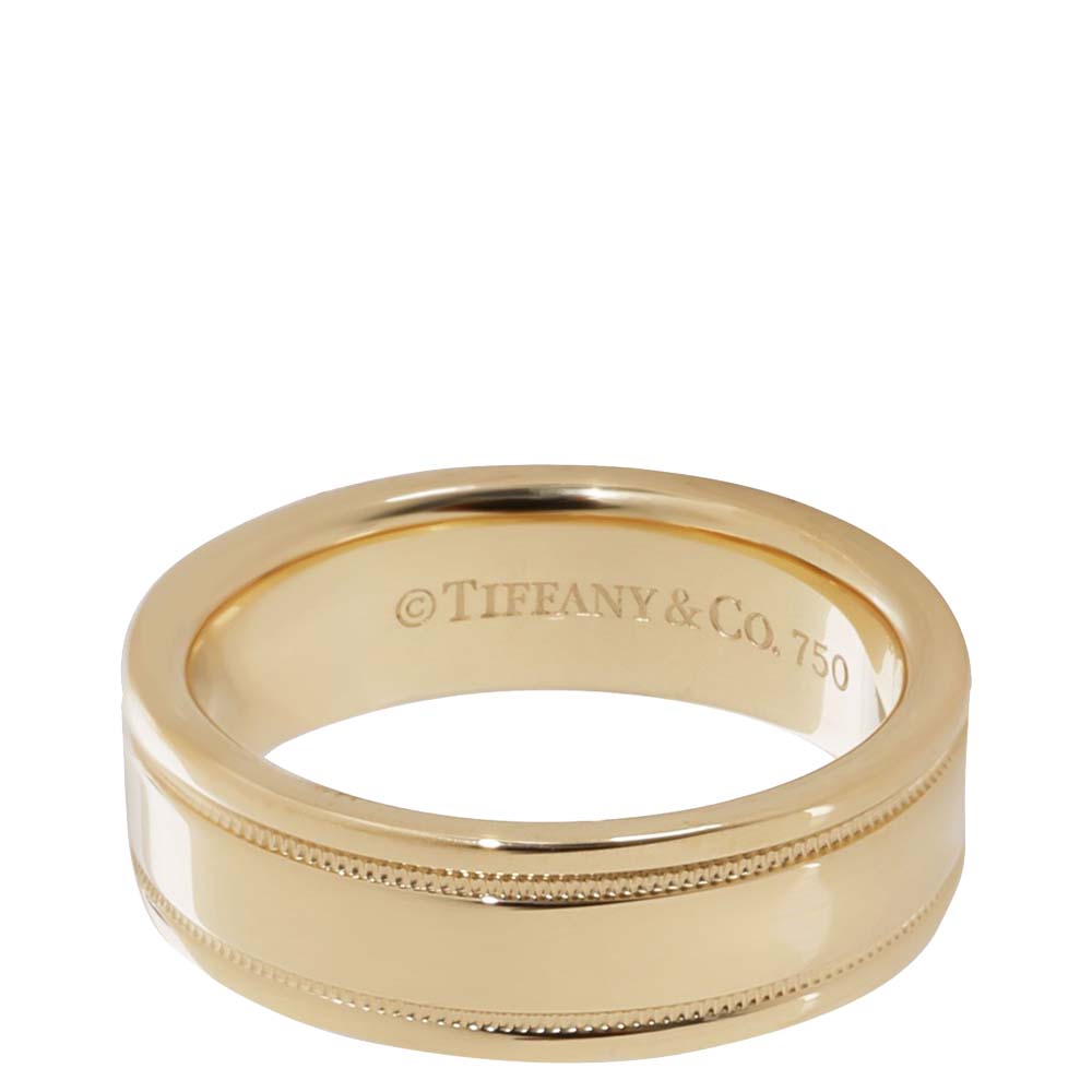 

Tiffany & Co. Essential 18K Yellow Gold Band Ring Size EU