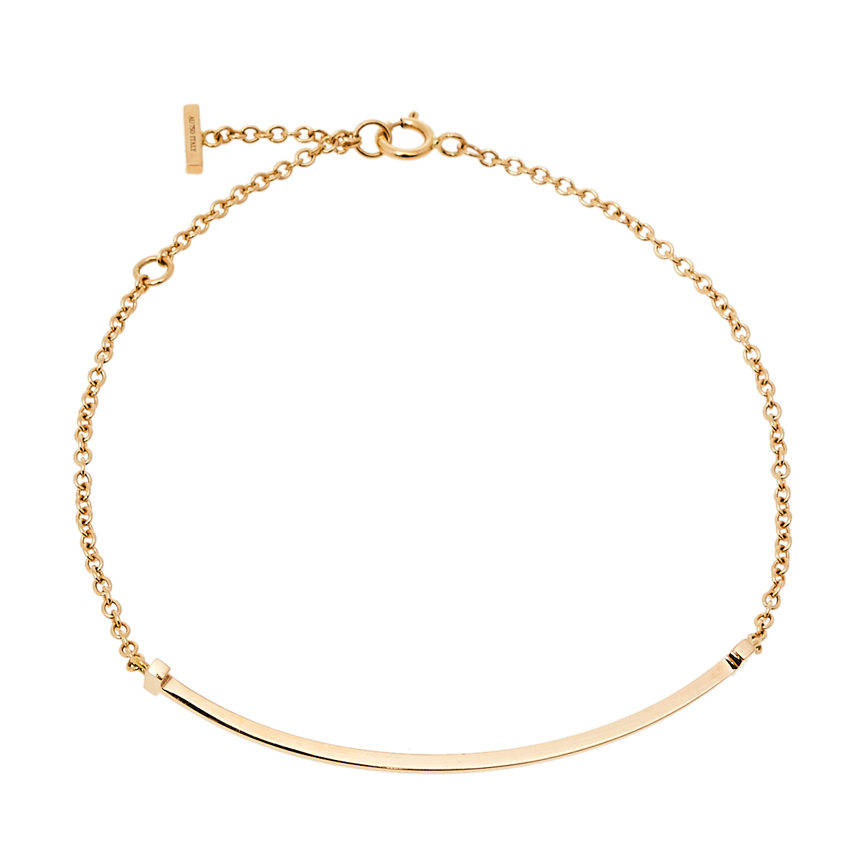 

Tiffany & Co. Tiffany T Smile 18K Rose Gold Bracelet