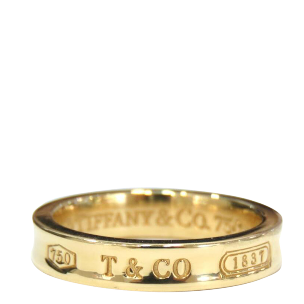 

Tiffany & Co. Tiffany 1837 Yellow Gold Ring Size EU