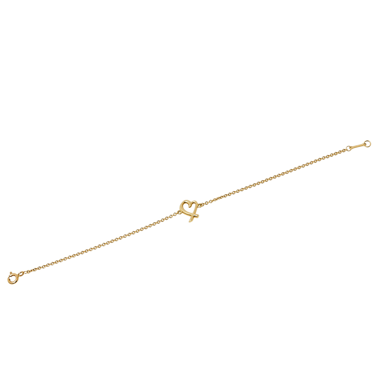 

Tiffany & Co. 18K Yellow Gold Paloma Picasso Loving Heart Bracelet