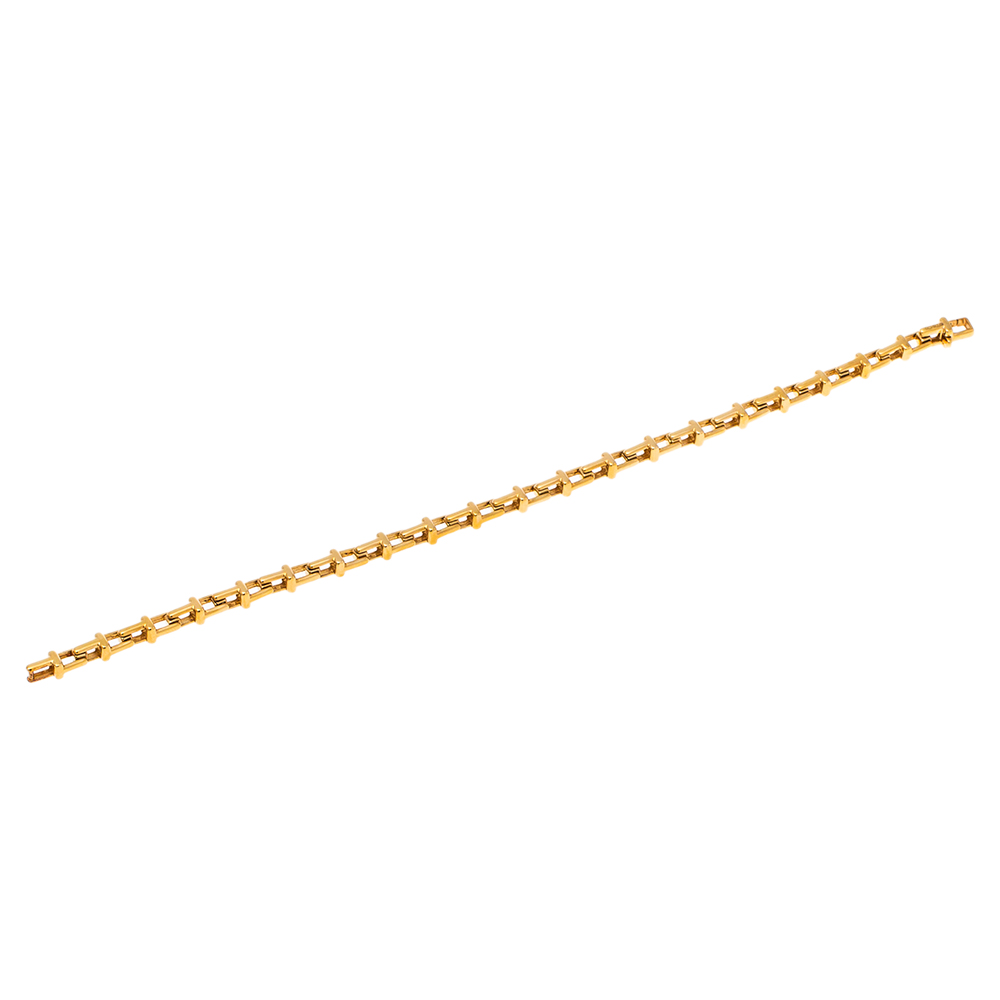 

Tiffany & Co. Tiffany T 18K Yellow Gold Narrow Chain Bracelet