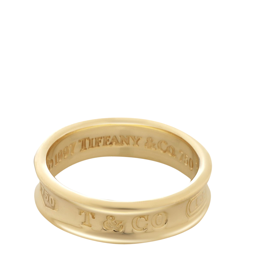 

Tiffany & Co. 1837 18K Yellow Gold Ring Size EU