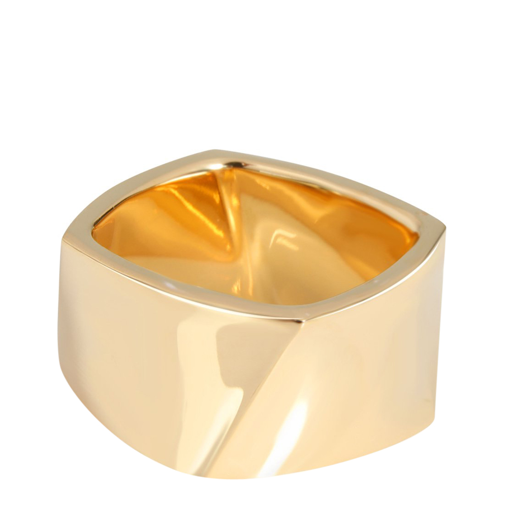 

Tiffany & Co. Frank Gehry Torque 18K Yellow Gold Band Ring Size EU