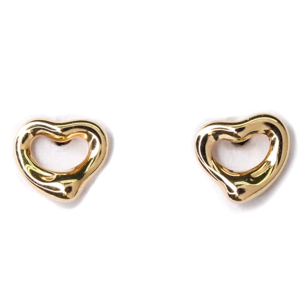 

Tiffany & Co. Open Heart 18K Rose Gold Stud Earrings