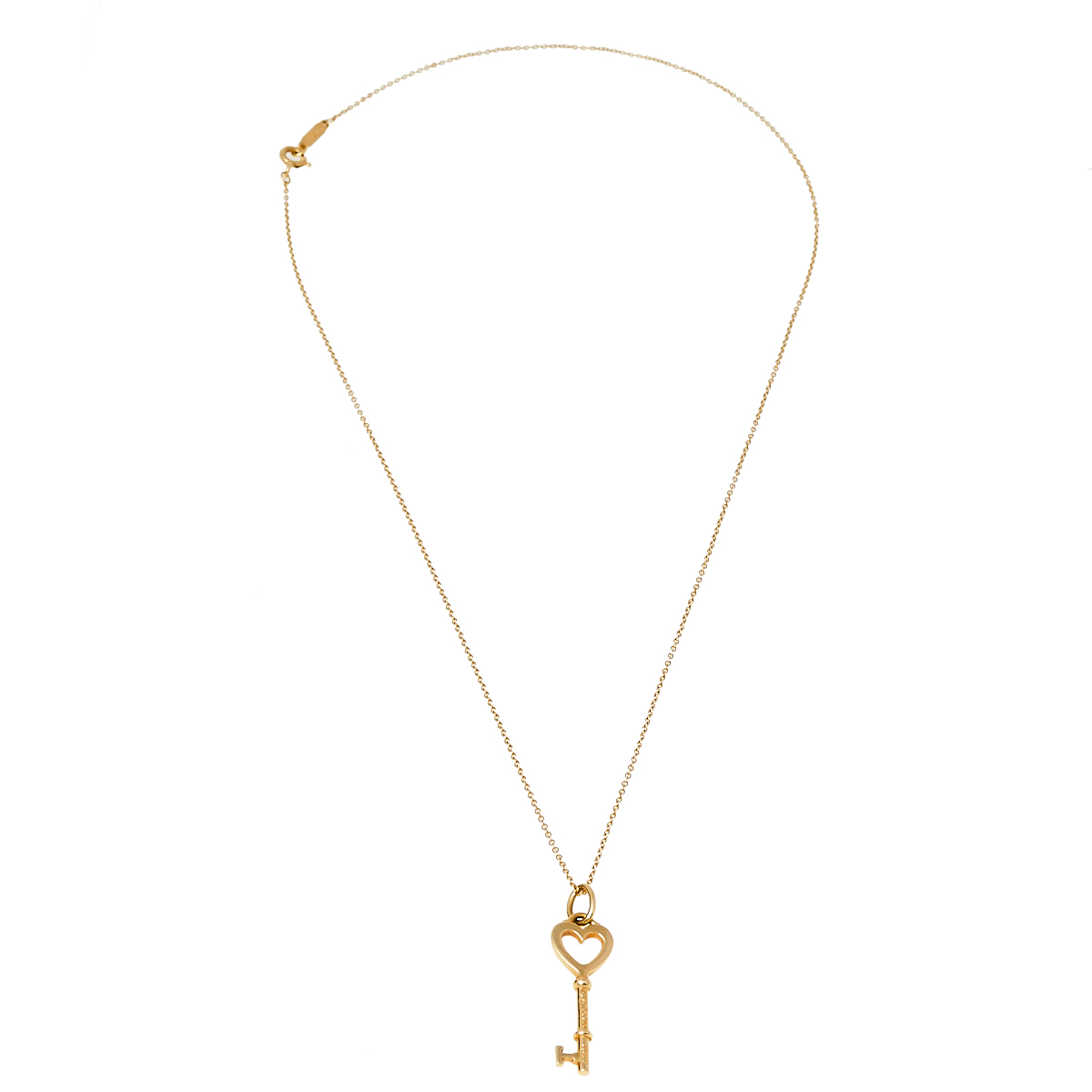 

Tiffany & Co. Tiffany Keys 18K Yellow Gold Pendant Necklace