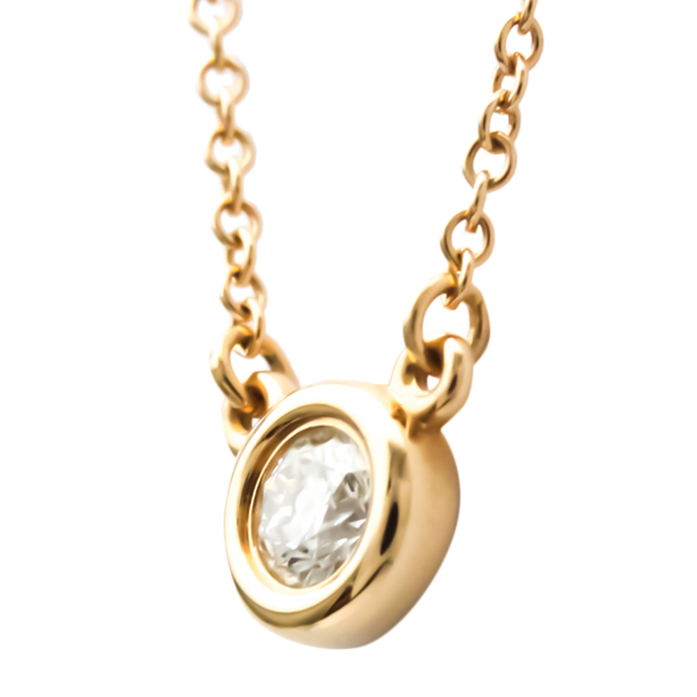 

Tiffany & Co. Else Peretti Diamond By The Yard 18K Rose Gold Diamond Necklace