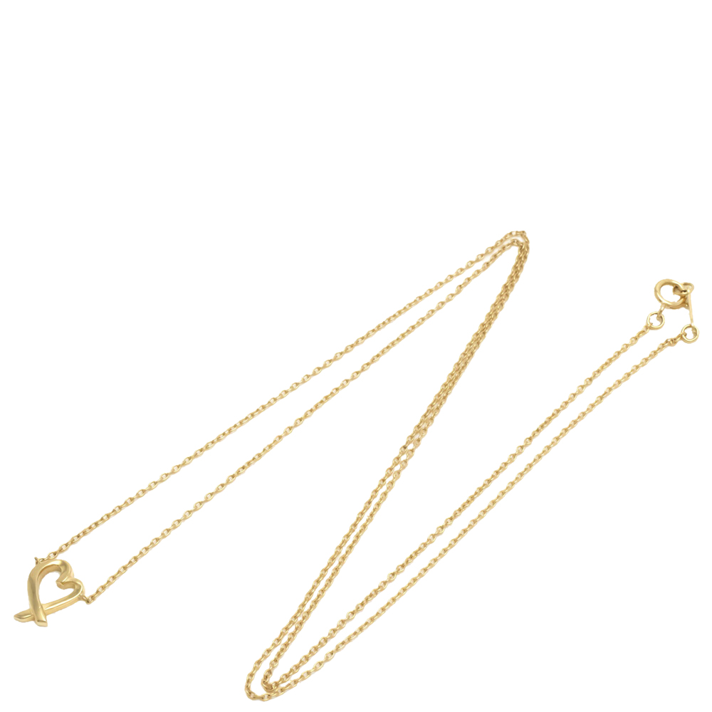 

Tiffany & Co. Paloma Picasso Heart 18K Yellow Gold Necklace