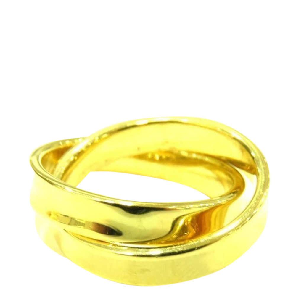 

Tiffany & Co. Tiffany 1837 Interlocking Circles 18K Yellow Gold Ring EU