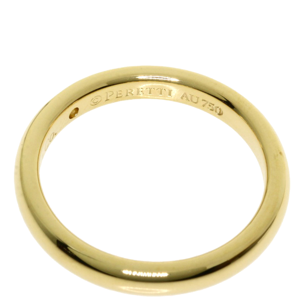 

Tiffany & Co. Elsa Peretti Band 18K Yellow Gold Diamond Ring EU