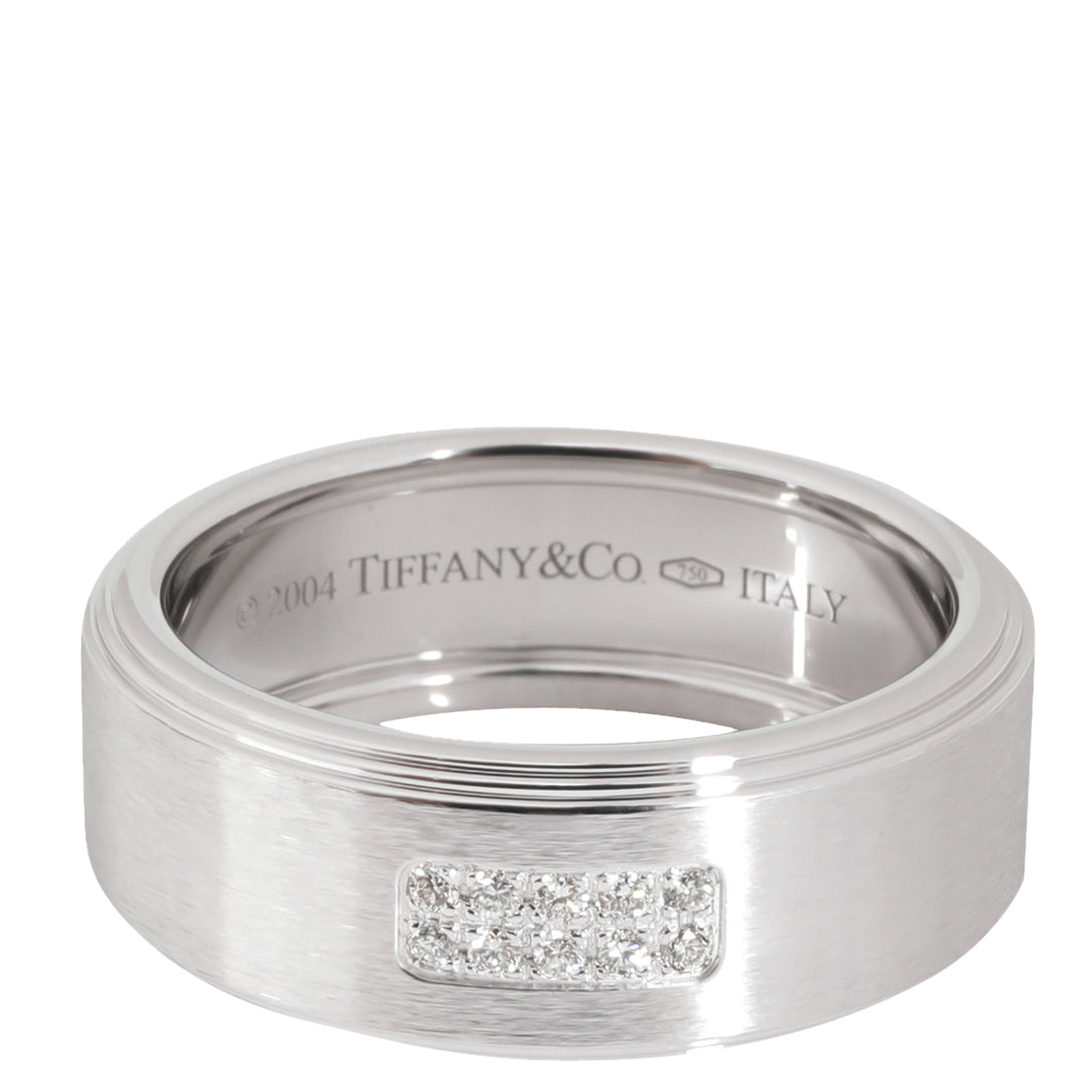 

Tiffany & Co. Century Diamond 18K White Gold Ring Size EU