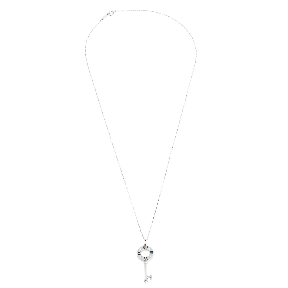 

Tiffany & Co. Atlas Diamond 18K White Gold Pendant