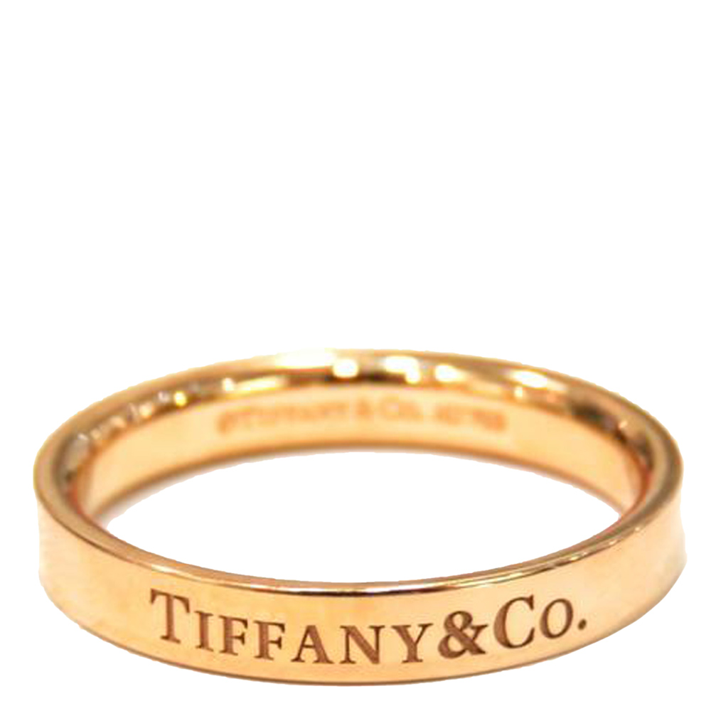 

Tiffany & Co. Flat Band 18K Rose Gold Ring EU