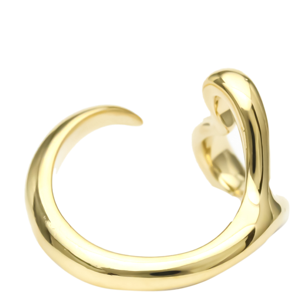 

Tiffany & Co. Elsa Peretti Open Heart 18K Yellow Gold Ring EU 52