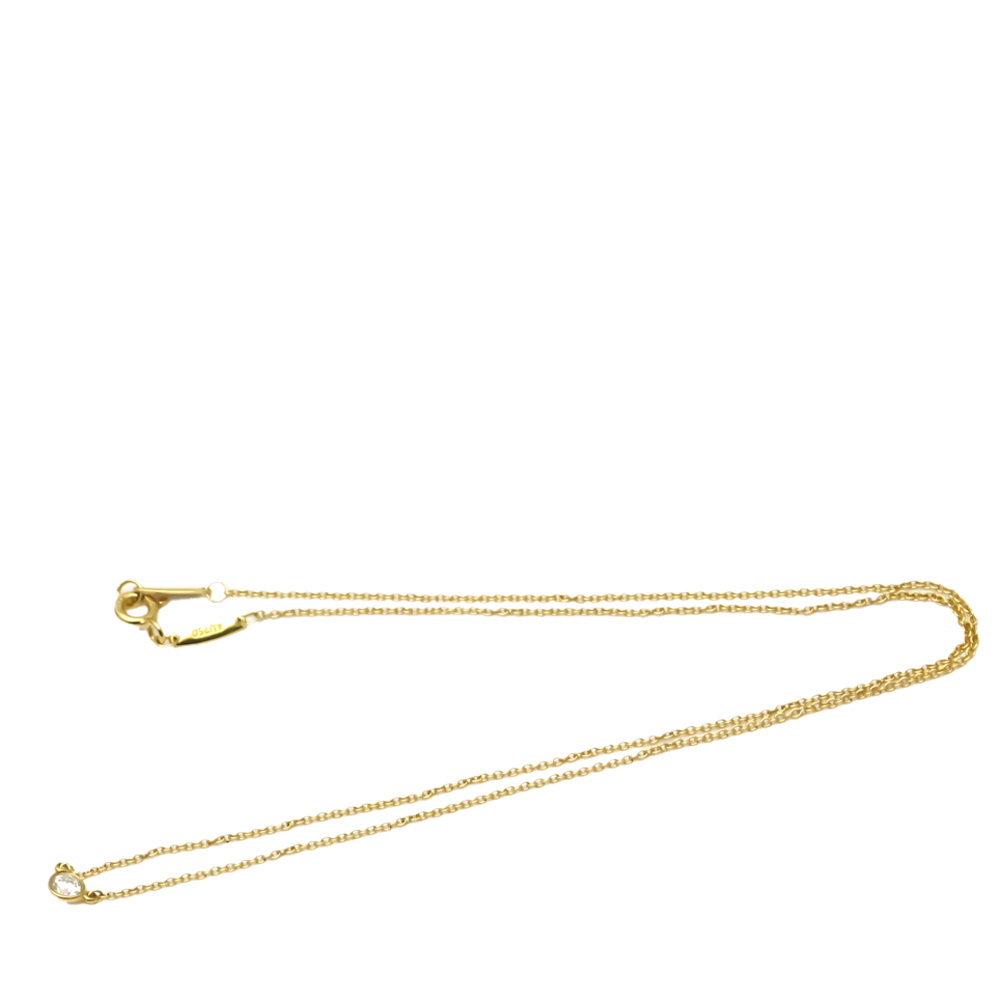 

Tiffany & Co. Else Peretti Diamond By The Yard 18K Yellow Gold Diamond Necklace