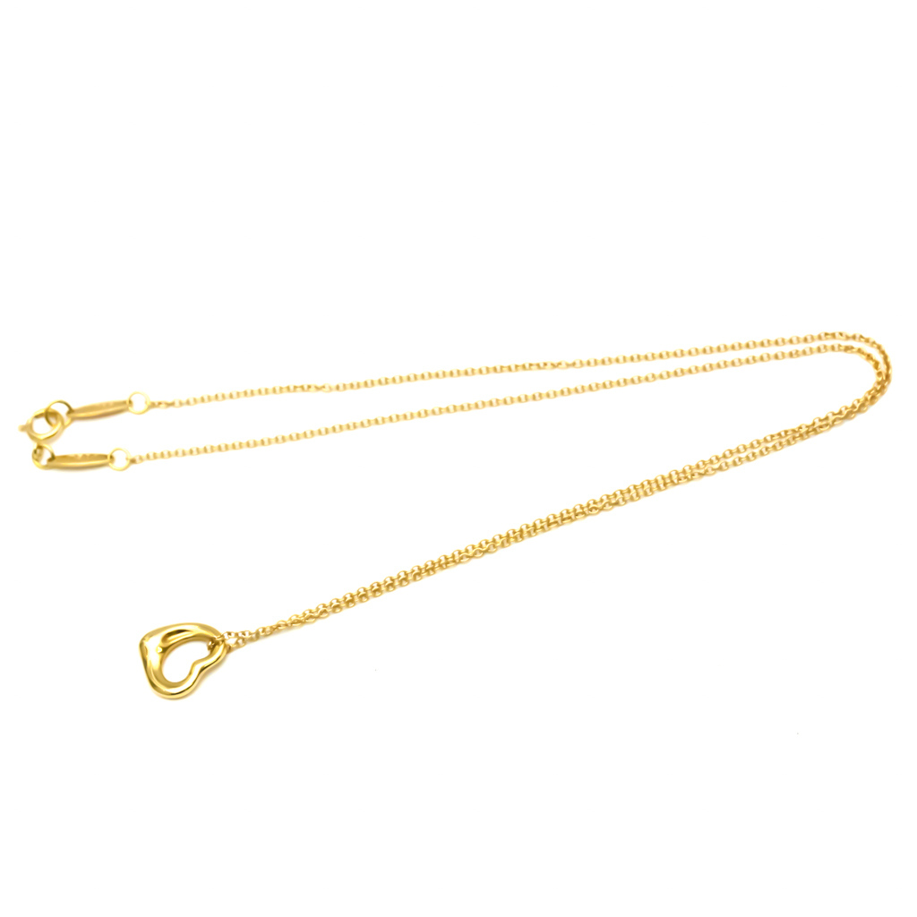 

Tiffany & Co. Elsa Peretti Open Heart 18K Rose Gold Necklace