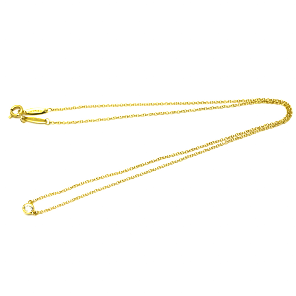 

Tiffany & Co. Elsa Peretti By The Yard 18K Yellow Gold Diamond Necklace