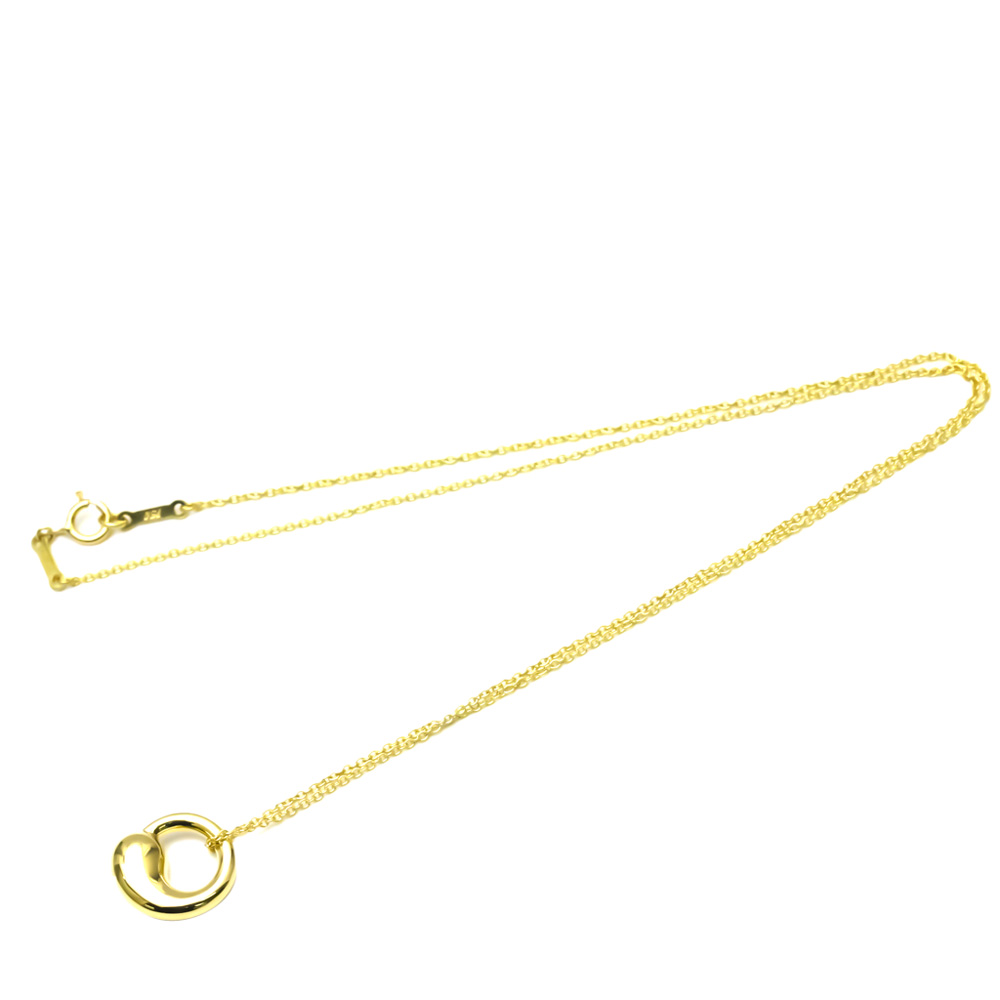 

Tiffany & Co. Elsa Peretti Eternal Circle 18K Yellow Gold Necklace