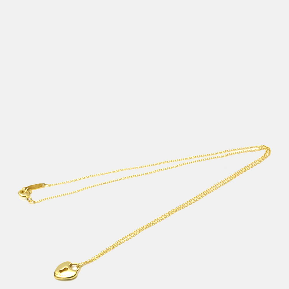 

Tiffany Heart Lock 18K Yellow Gold Necklace