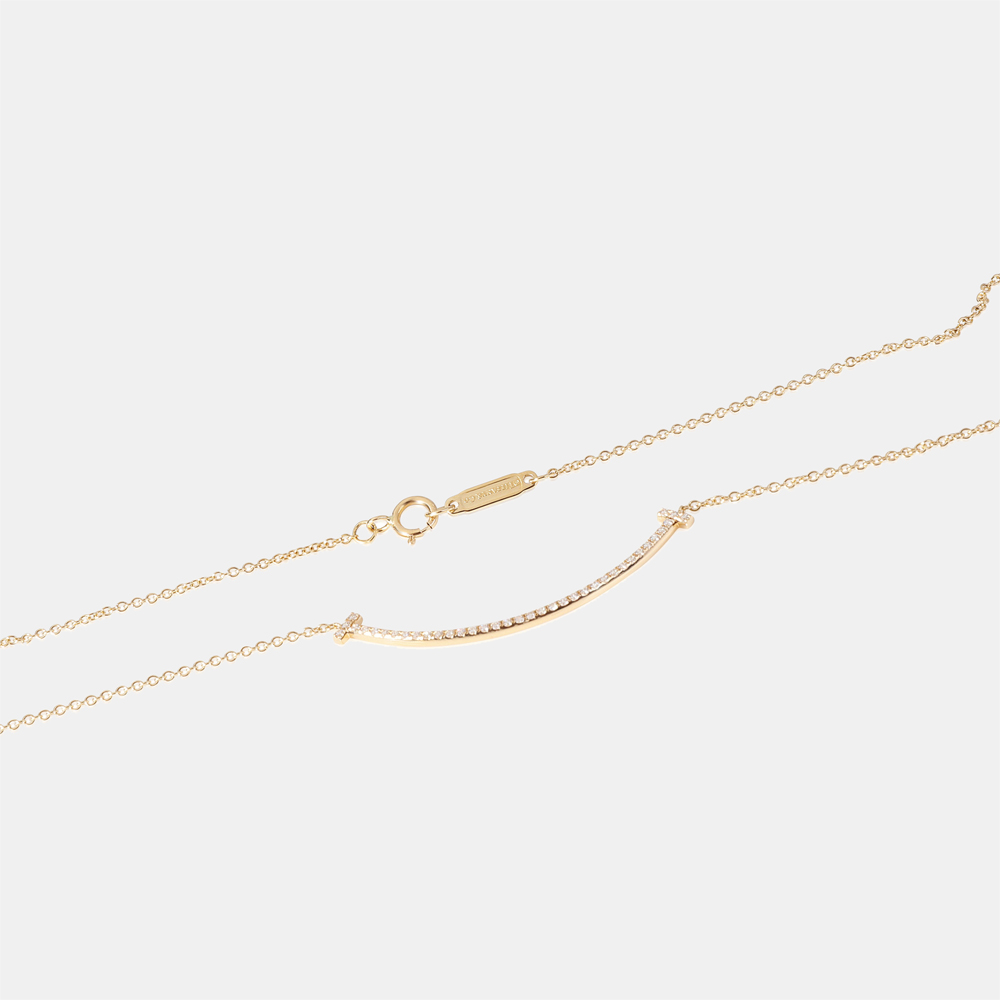 

Tiffany & Co. T Smile 18K Yellow Gold Diamond Necklace