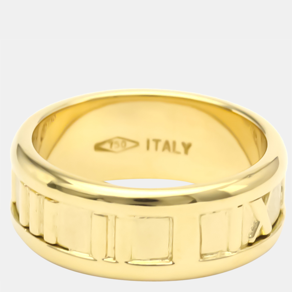 

Tiffany & Co. Atlas 18K Yellow Gold Ring EU 50.5