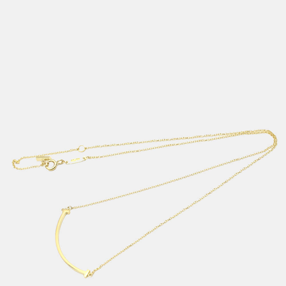 

Tiffany & Co. Tiffany T Smile 18K Yellow Gold Necklace