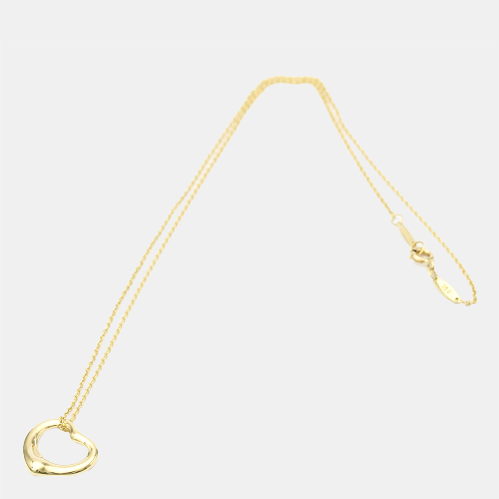 

Tiffany & Co. Elsa Peretti Open Heart 18K Yellow Gold Necklace