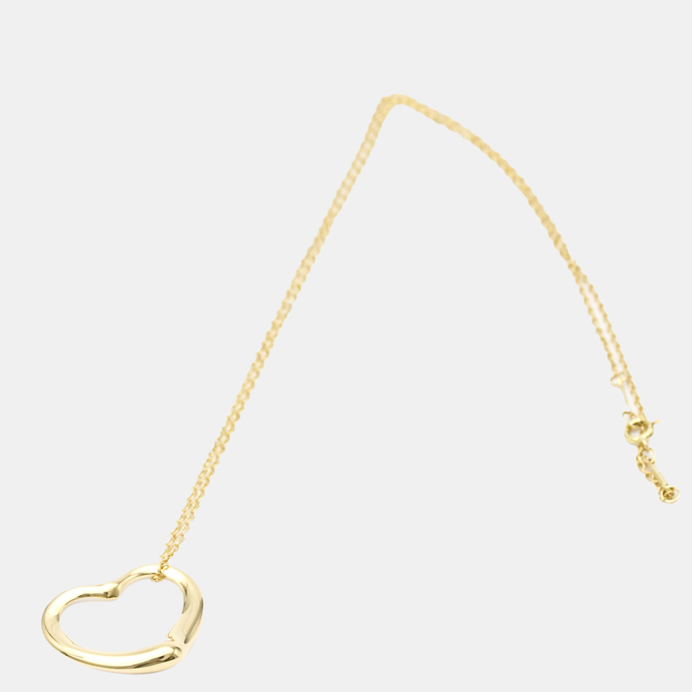 

Tiffany & Co. Elsa Peretti Open Heart 18K Yellow Gold Necklace