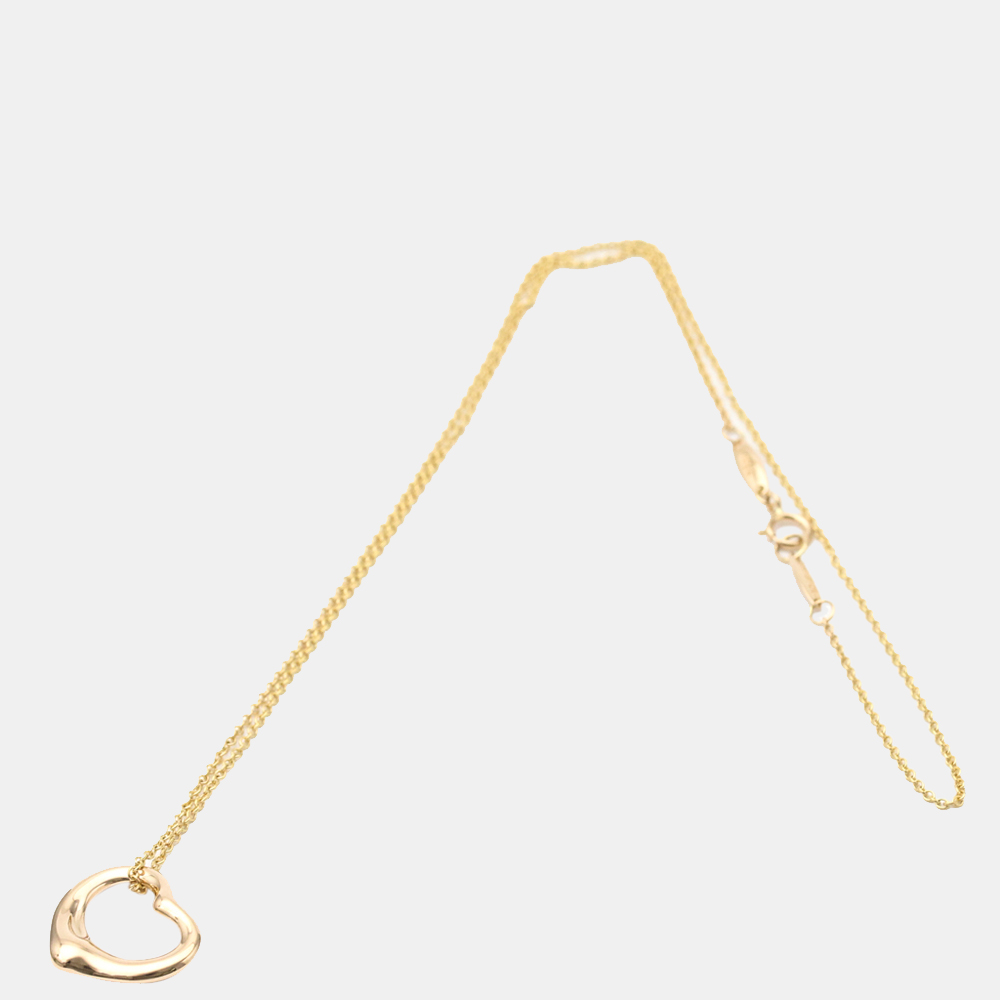 

Tiffany & Co. Elsa Peretti Open Heart 18K Rose Gold Necklace