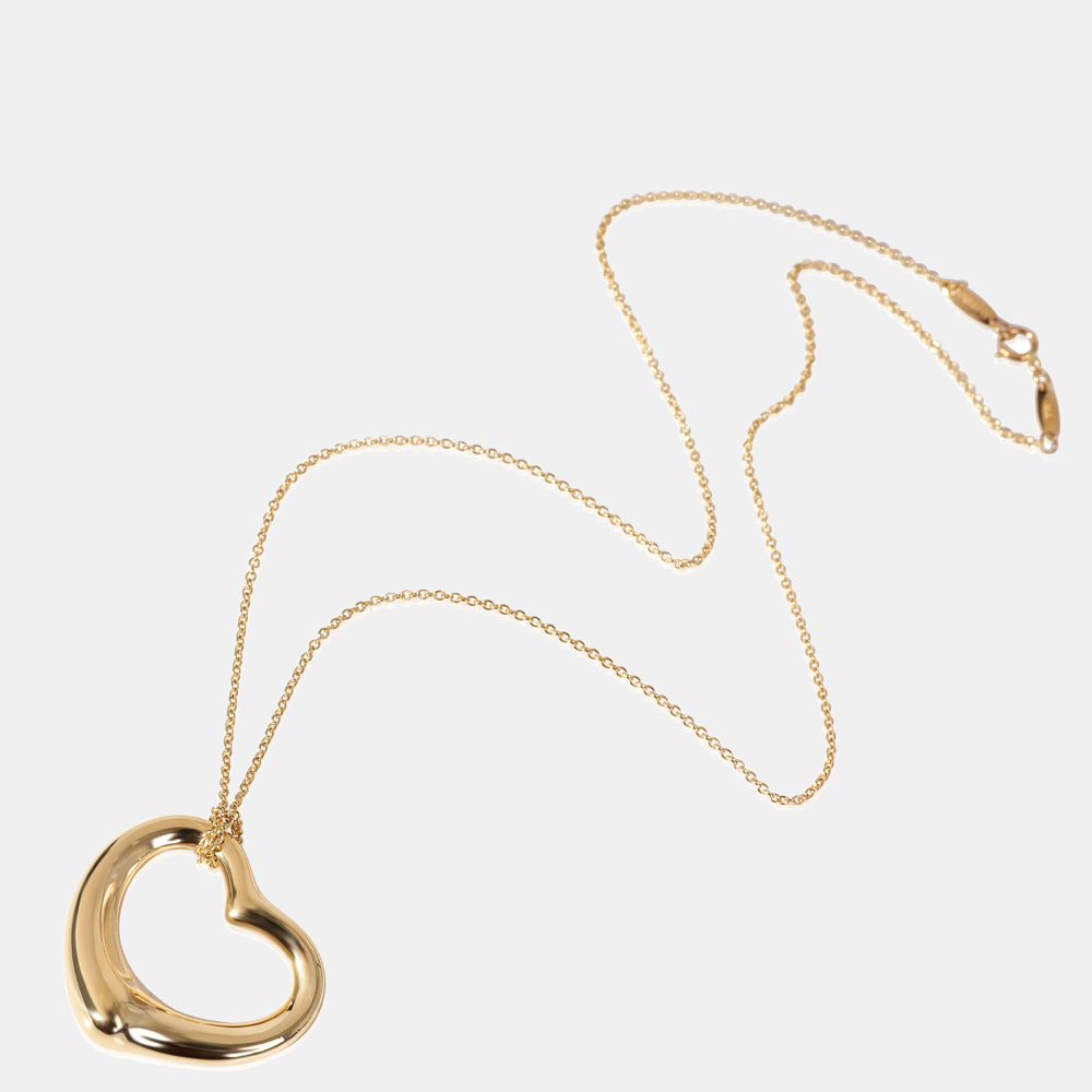 

Tiffany & Co. Elsa Peretti Open Heart 18K Yellow Gold Necklace