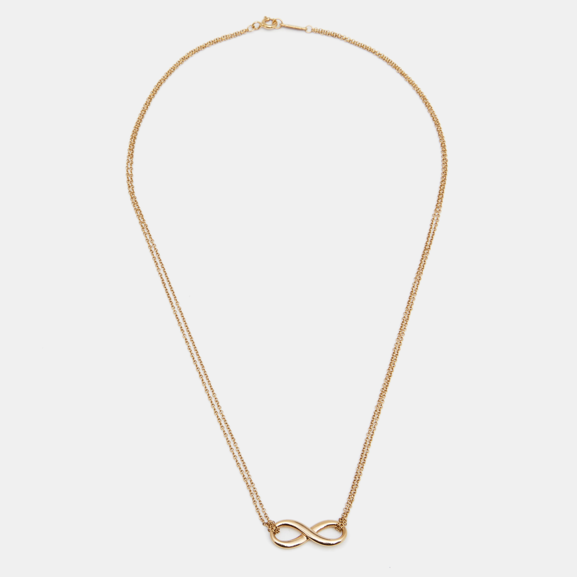 

Tiffany & Co. Infinity 18K Yellow Gold Necklace